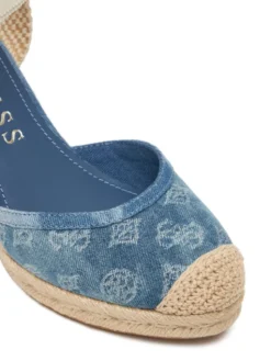 Guess Espadryle FLJCYR DEN04 Niebieski
