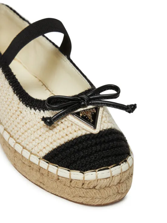Guess Espadryle FLJJON FAB02 Écru