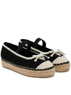 Guess Espadryle FLJJON FAB02 Czarny