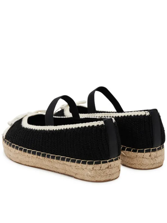 Guess Espadryle FLJJON FAB02 Czarny