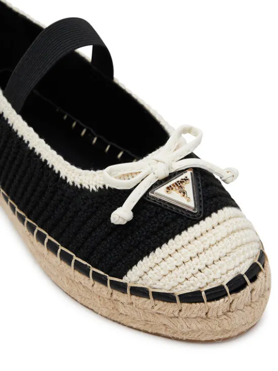 Guess Espadryle FLJJON FAB02 Czarny
