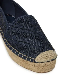 Guess Espadryle FLJODY DEN14 Granatowy