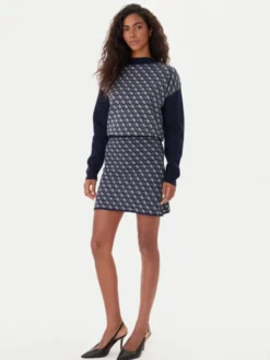 Guess Golf W5BR23 Z3JD2 Granatowy Relaxed Fit