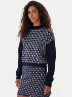 Guess Golf W5BR23 Z3JD2 Granatowy Relaxed Fit