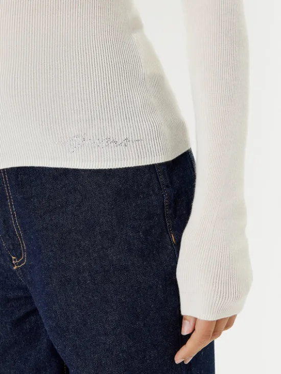 Guess Golf W5BR15 Z3OW2 Écru Slim Fit