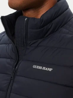 Guess Jeans Bezrękawnik M6YL07 W2647 Granatowy Regular Fit