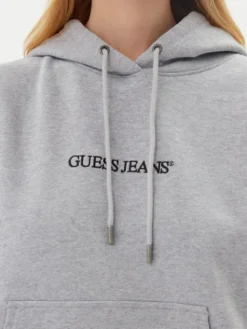 Guess Jeans Bluza W5RQ27 K68I4 Szary Oversize