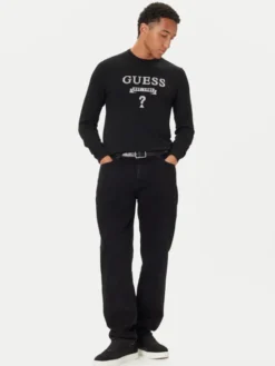 Guess Jeans Jeansy M5BA90 D5R51 Czarny Relaxed Fit