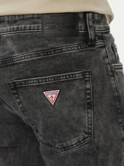 Guess Jeans Jeansy M6YA1C D1244 Czarny Slim Fit