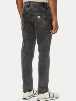 Guess Jeans Jeansy M6YA1C D1244 Czarny Slim Fit
