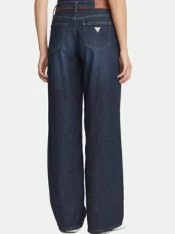 Guess Jeans Jeansy W6BA0Y D1793 Granatowy Wide Leg