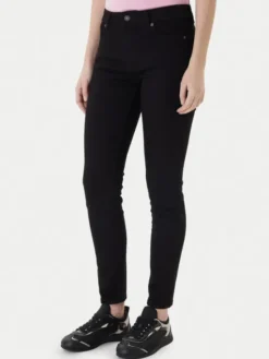 Guess Jeans Jeansy W4YA92 D5DL1 Czarny Skinny Fit