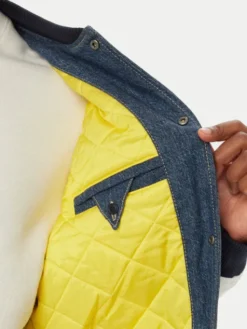 Guess Jeans Kurtka bomber 183630 Niebieski Classic Fit