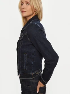 Guess Jeans Kurtka jeansowa W4YN55 D5CB1 Granatowy Regular Fit