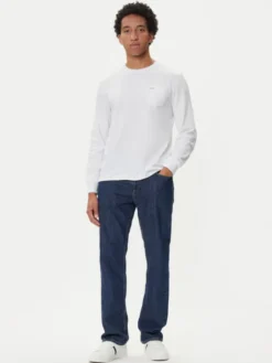 Guess Jeans Longsleeve M5BI77 K8FQ4 Biały Regular Fit