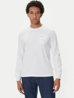 Guess Jeans Longsleeve M5BI77 K8FQ4 Biały Regular Fit