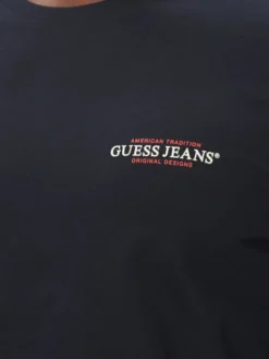 Guess Jeans Longsleeve M4YI54 K8HM0 Granatowy Regular Fit