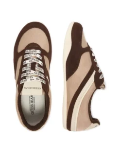Guess Jeans Sneakersy EO-GJ2128 Brązowy ciemny