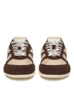 Guess Jeans Sneakersy EO-GJ2128 Brązowy ciemny
