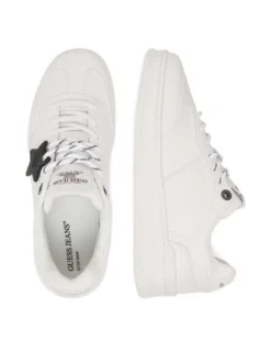 Guess Jeans Sneakersy EO-GSJ120 Kremowy