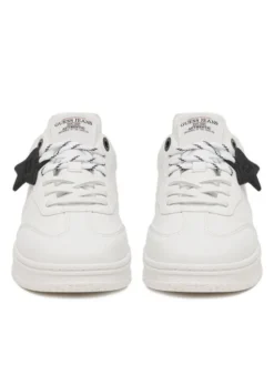 Guess Jeans Sneakersy EO-GSJ120 Kremowy