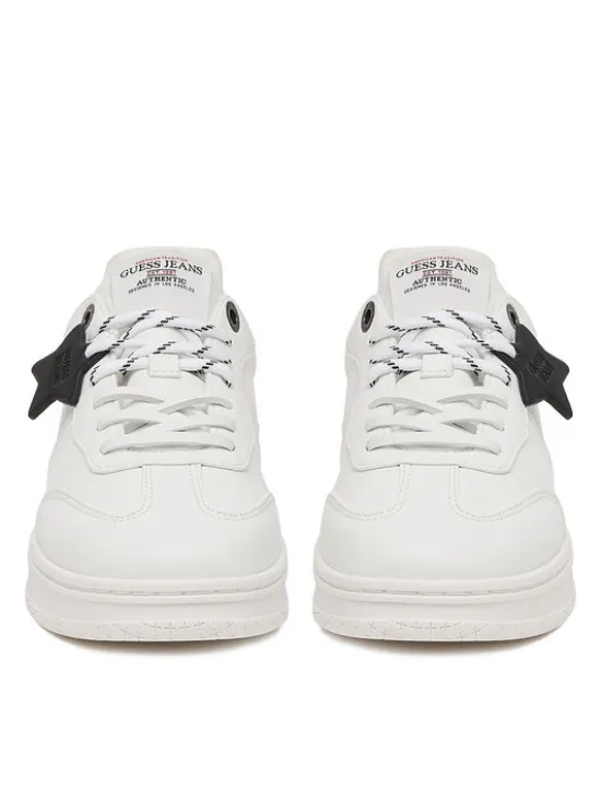 Guess Jeans Sneakersy EO-GSJ120 Kremowy