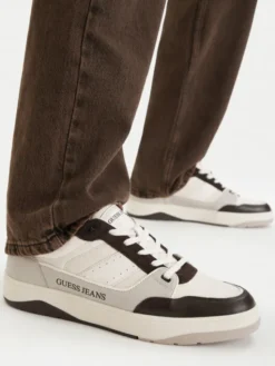 Guess Jeans Sneakersy EO-TEKSAS-01 126AM Écru