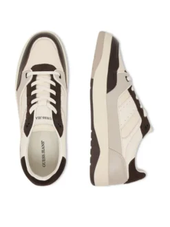 Guess Jeans Sneakersy EO-TEKSAS-01 126AM Écru