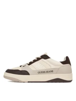Guess Jeans Sneakersy EO-TEKSAS-01 126AM Écru
