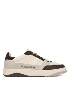 Guess Jeans Sneakersy EO-TEKSAS-01 126AM Écru
