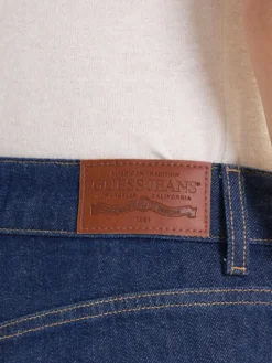Guess Jeans Spódnica jeansowa W5BD96 D002A Granatowy Regular Fit