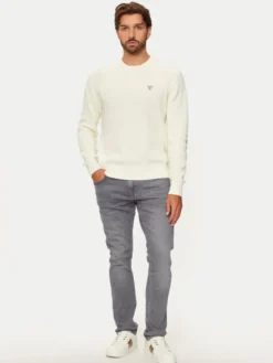 Guess Jeans Sweter M4BR30 Z3HM1 Écru Regular Fit