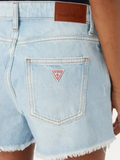 Guess Jeans Szorty jeansowe W6GDZ8 D6364 Niebieski Regular Fit