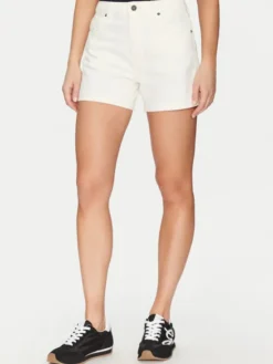 Guess Jeans Szorty materiałowe W5GD0S D5M62 Biały Regular Fit