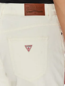 Guess Jeans Szorty materiałowe W5GD0S D5M62 Biały Regular Fit