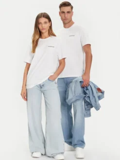 Guess Jeans T-Shirt M5BI78 K8FQ4 Biały Regular Fit