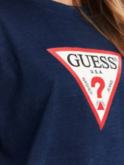 Guess Jeans T-Shirt W5GI20 KCTG1 Granatowy Regular Fit