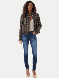 Guess Jeansy Annette W2YA99 D4Q03 Granatowy Skinny Fit