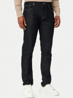 Guess Jeansy M6BAS2 D2042 Granatowy Slim Tapered Fit