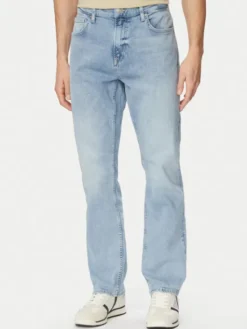 Guess Jeansy M6GA31 D0779 Niebieski jasny Straight Fit