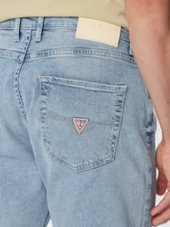 Guess Jeansy M6GA31 D0779 Niebieski jasny Straight Fit