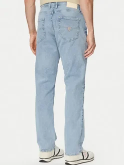 Guess Jeansy M6GA31 D0779 Niebieski jasny Straight Fit