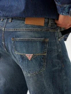 Guess Jeansy 176047 Niebieski Regular Fit