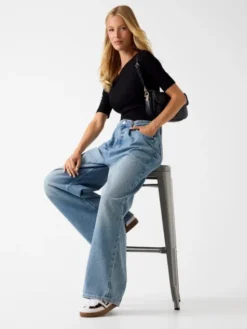 Guess Jeansy 179604 Niebieski Relaxed Fit