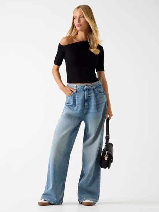Guess Jeansy 179604 Niebieski Relaxed Fit