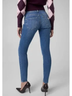 Guess Jeansy 184029 Niebieski Skinny Fit
