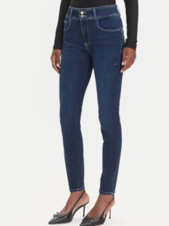 Guess Jeansy 172235 Niebieski Skinny Fit