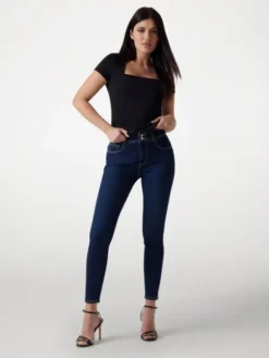 Guess Jeansy 172235 Niebieski Skinny Fit