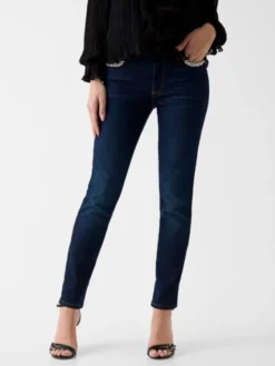 Guess Jeansy 181406 Niebieski Skinny Fit