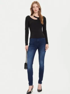 Guess Jeansy W5BA46 D0791 Niebieski Skinny Fit